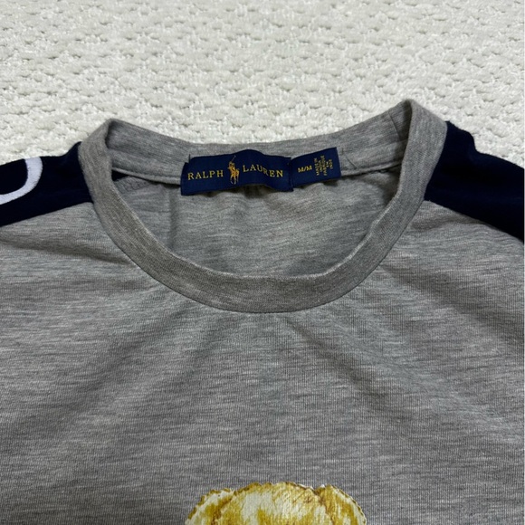 Polo Bear by Ralph Lauren Gray T-Shirt Size Medium - Picture 2 of 6